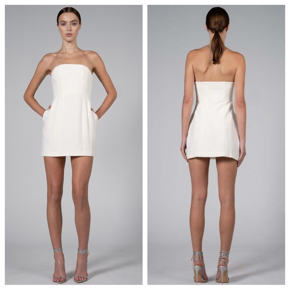 NONchalant Label Erin Off White Mini Dress